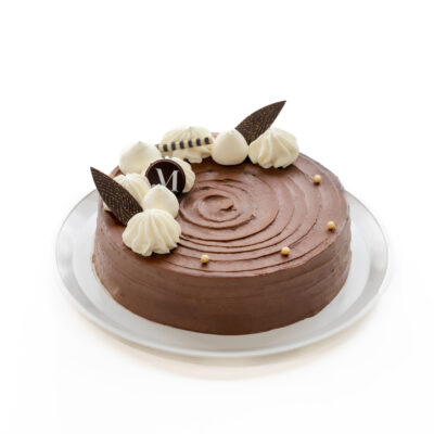 Pastel de chocolate con queso